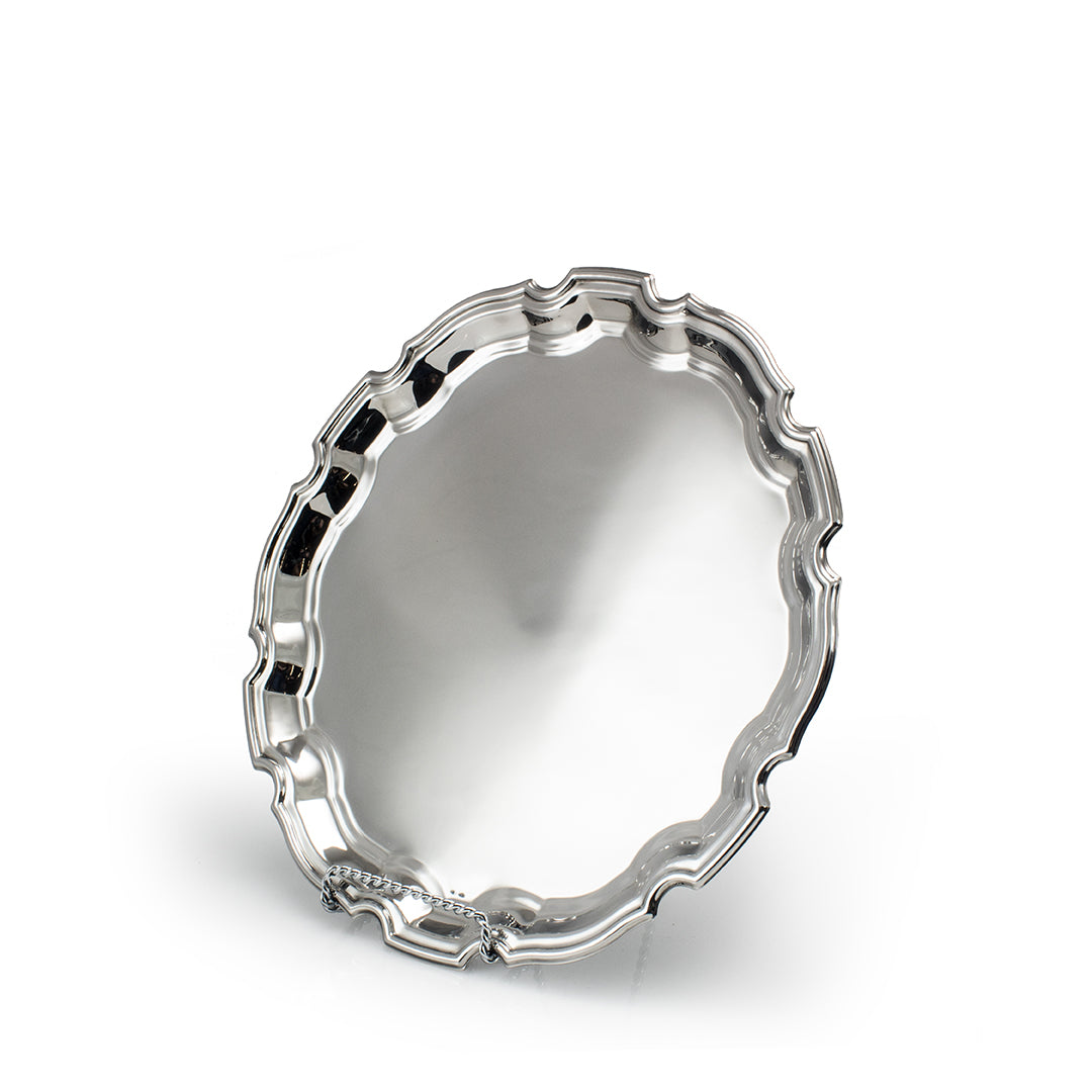 Silverplate Chippendale Tray - Prize Possessions