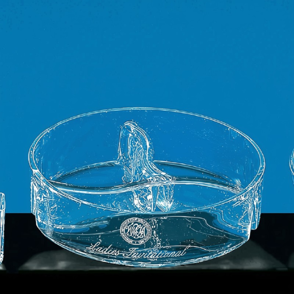 Crystal Chip/Dip Tray