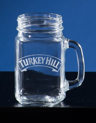 Glass Mason Jar Mug