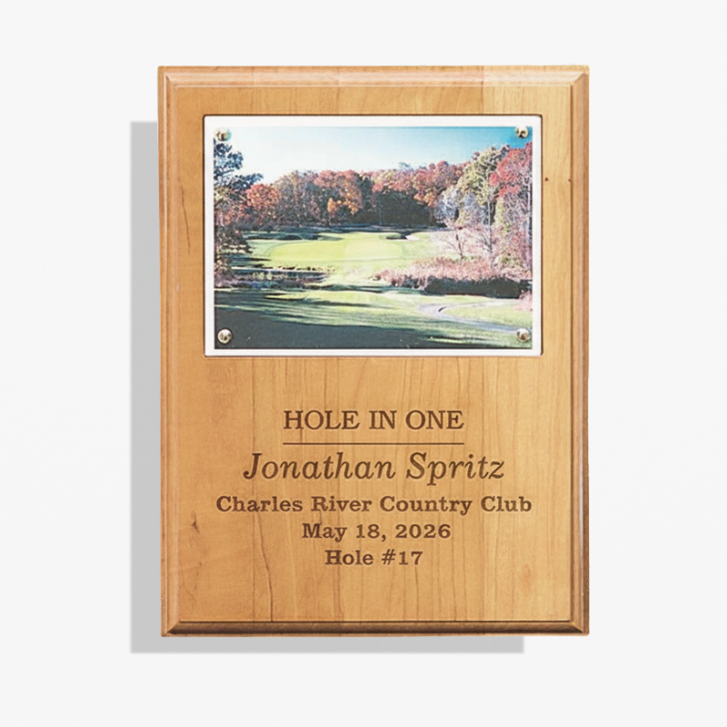 Plaque with Photo Insert