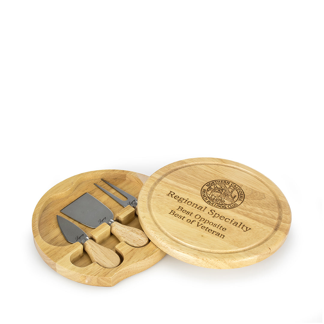 Round Wood Cheese Board - Prize Possessions