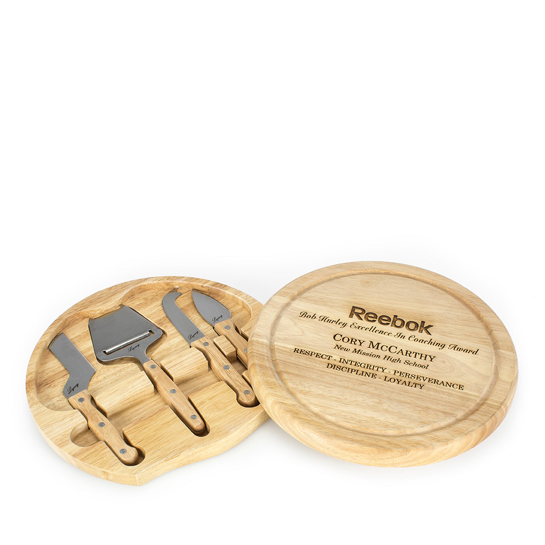 Round Wood Cheese Board - Prize Possessions
