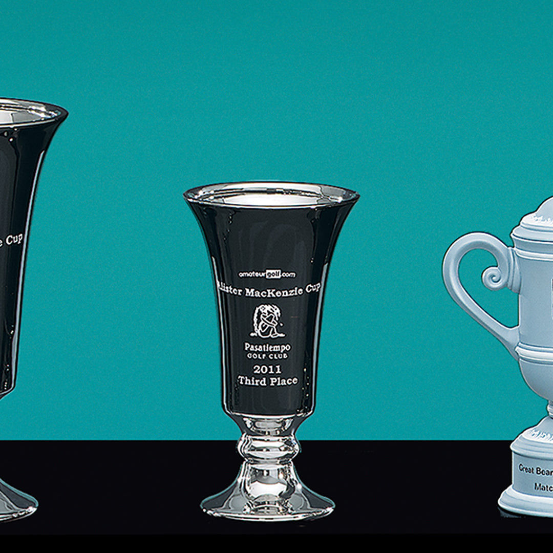 Ebony Ceramic Trumpet Trophy