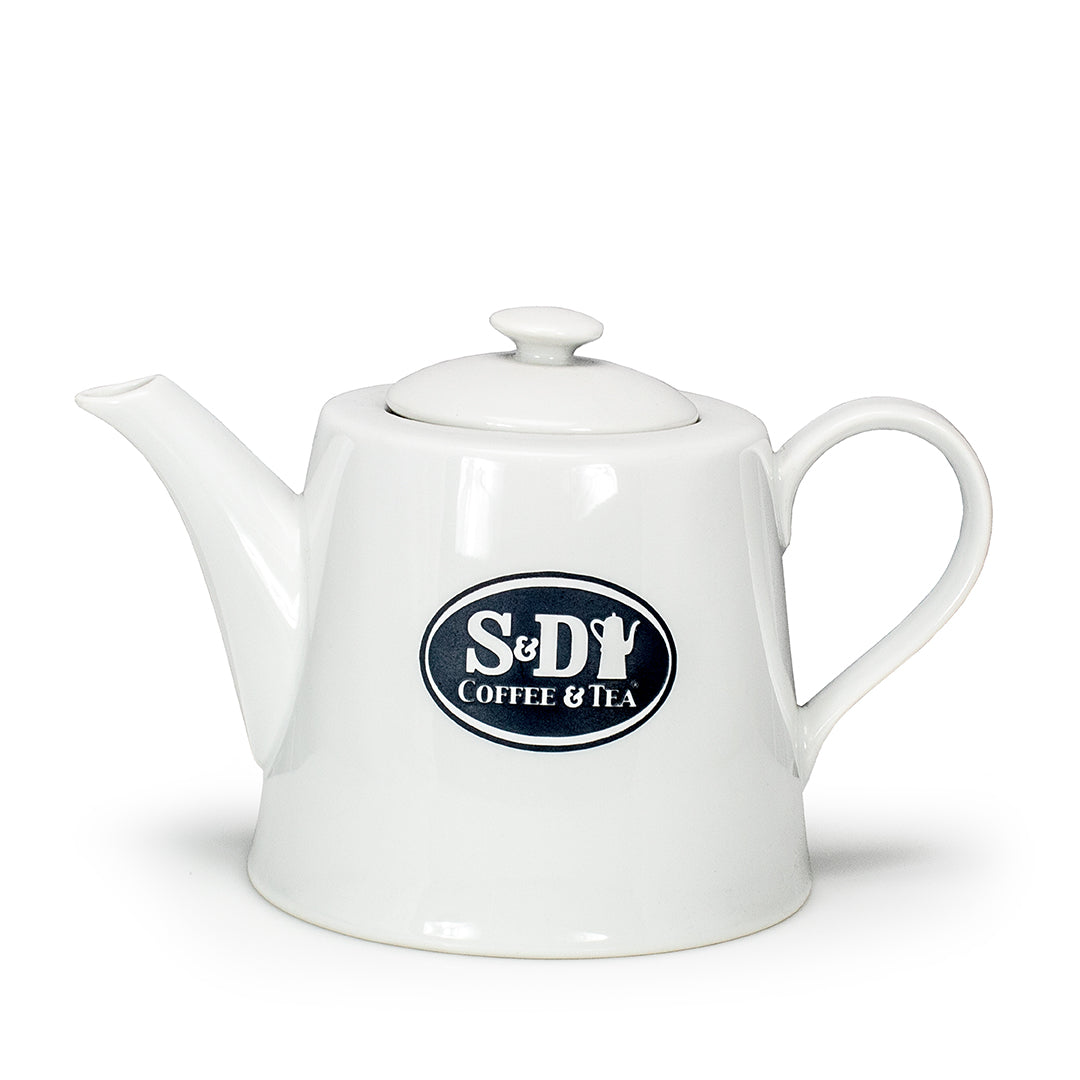 White Ceramic Tea Pot - Prize Possessions