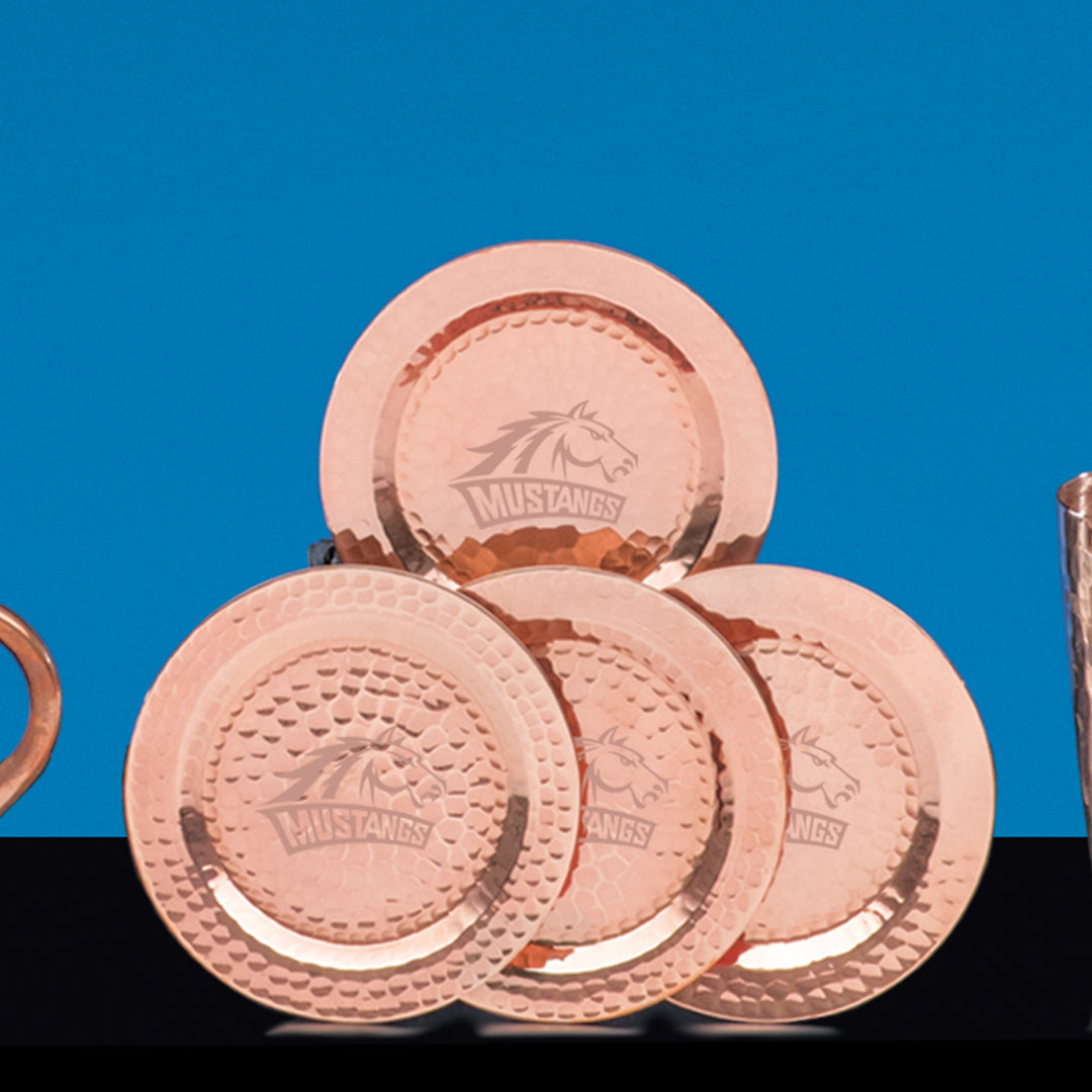 Hammered Copper Coasters (set of 4)