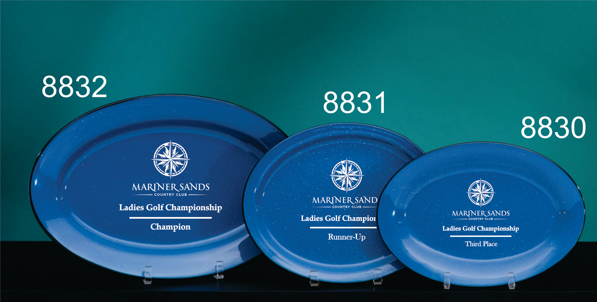 Blue Ceramic Campfire Platter - Prize Possessions