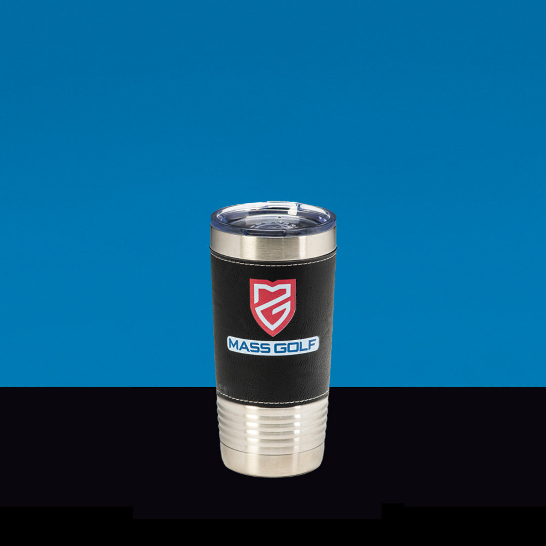 Black Leatherette Tumbler - Prize Possessions