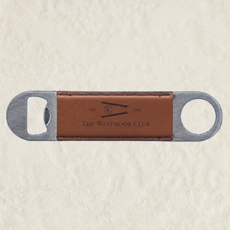Caramel Leatherette Opener