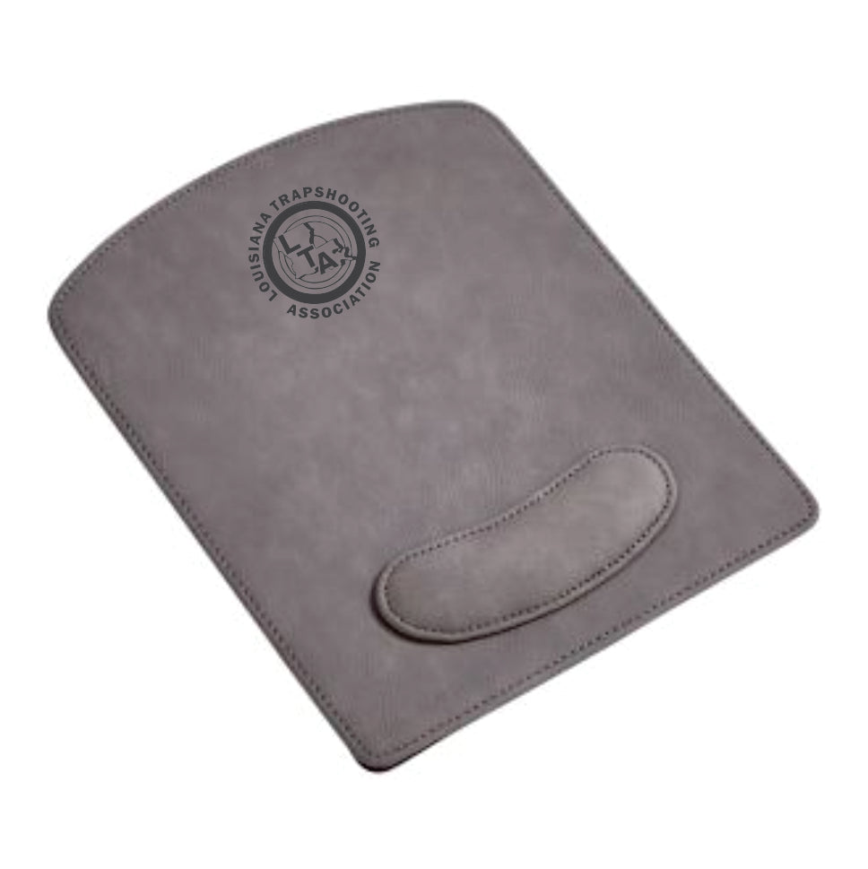Grey Leatherette Mouse Pad - Prize Possessions