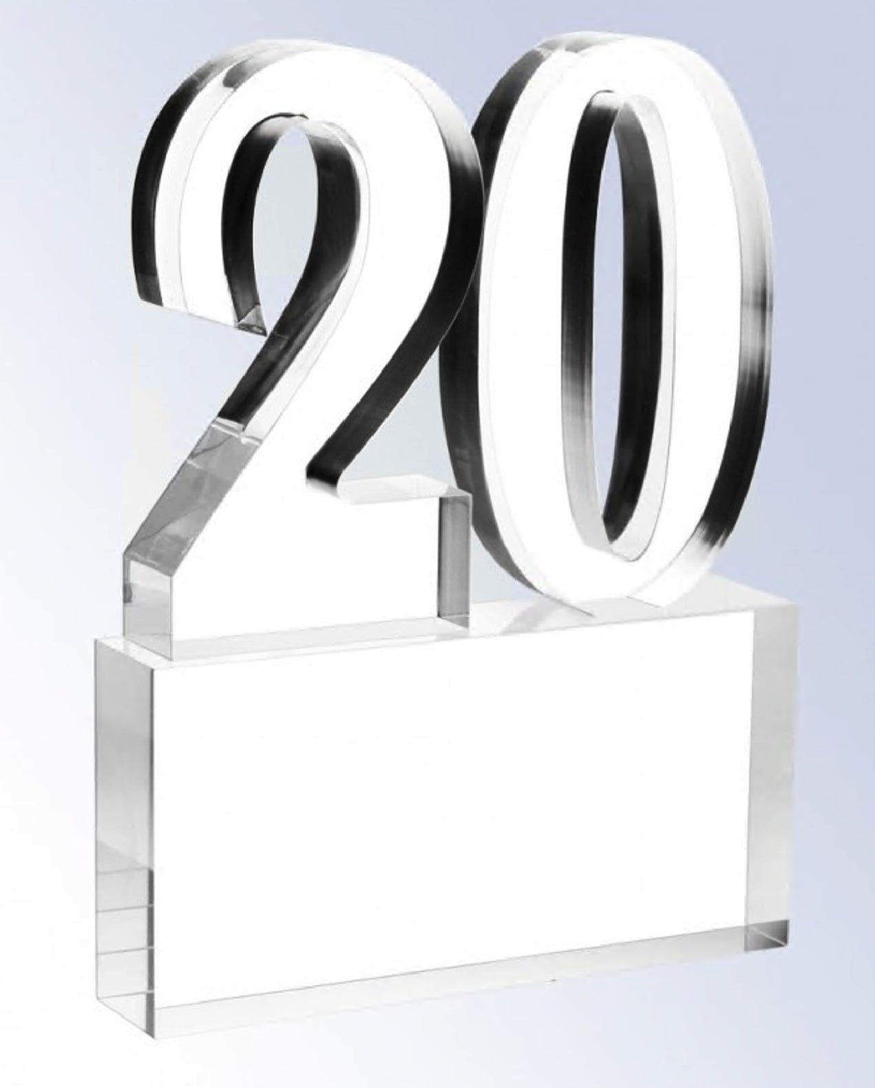 Acrylic Number Twenty Award