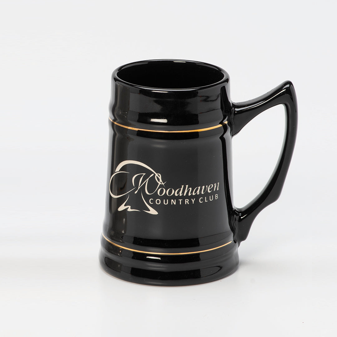 Ceramic Black Stein