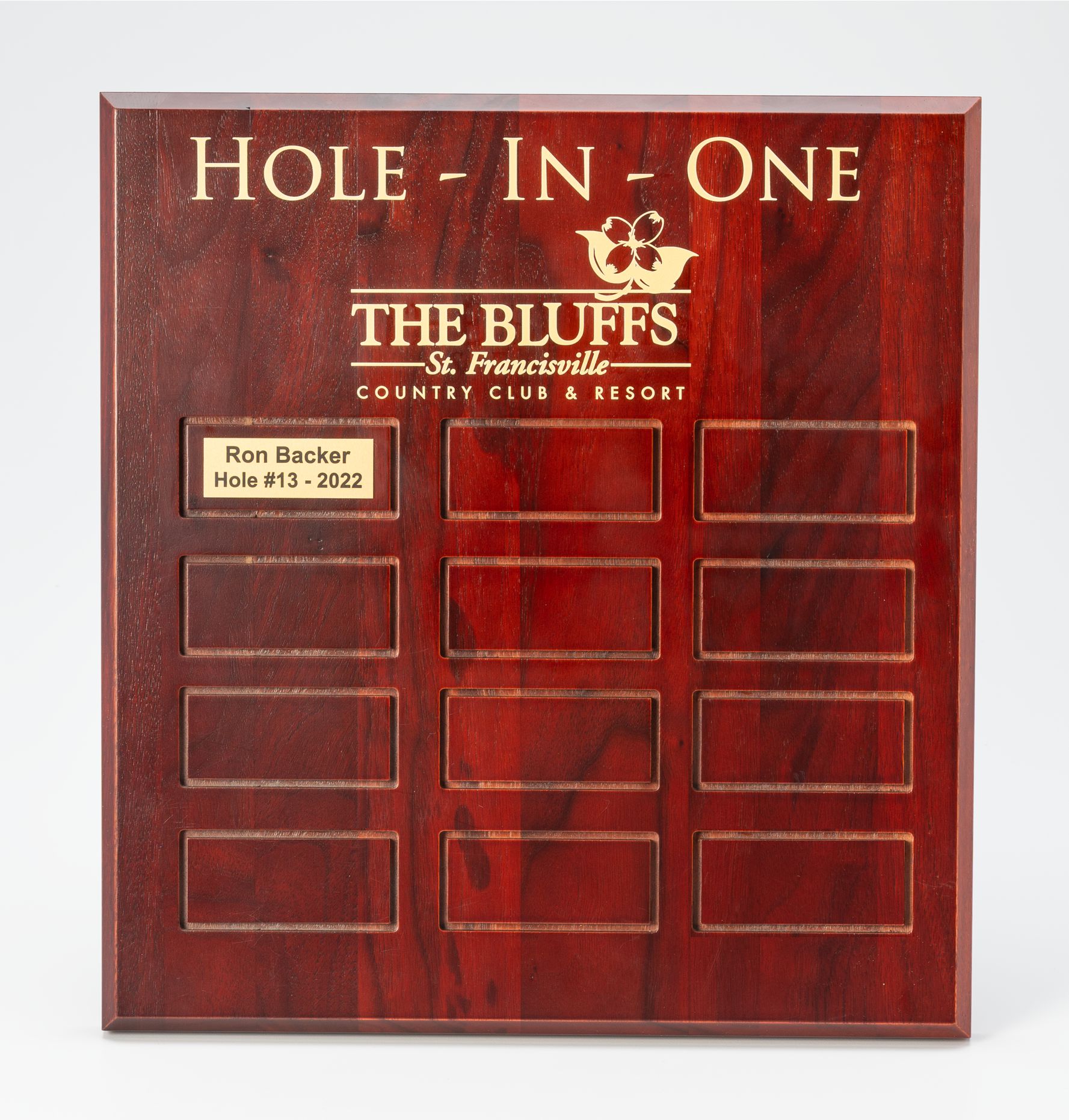 Cherry Wood Plaque - Prize Possessions