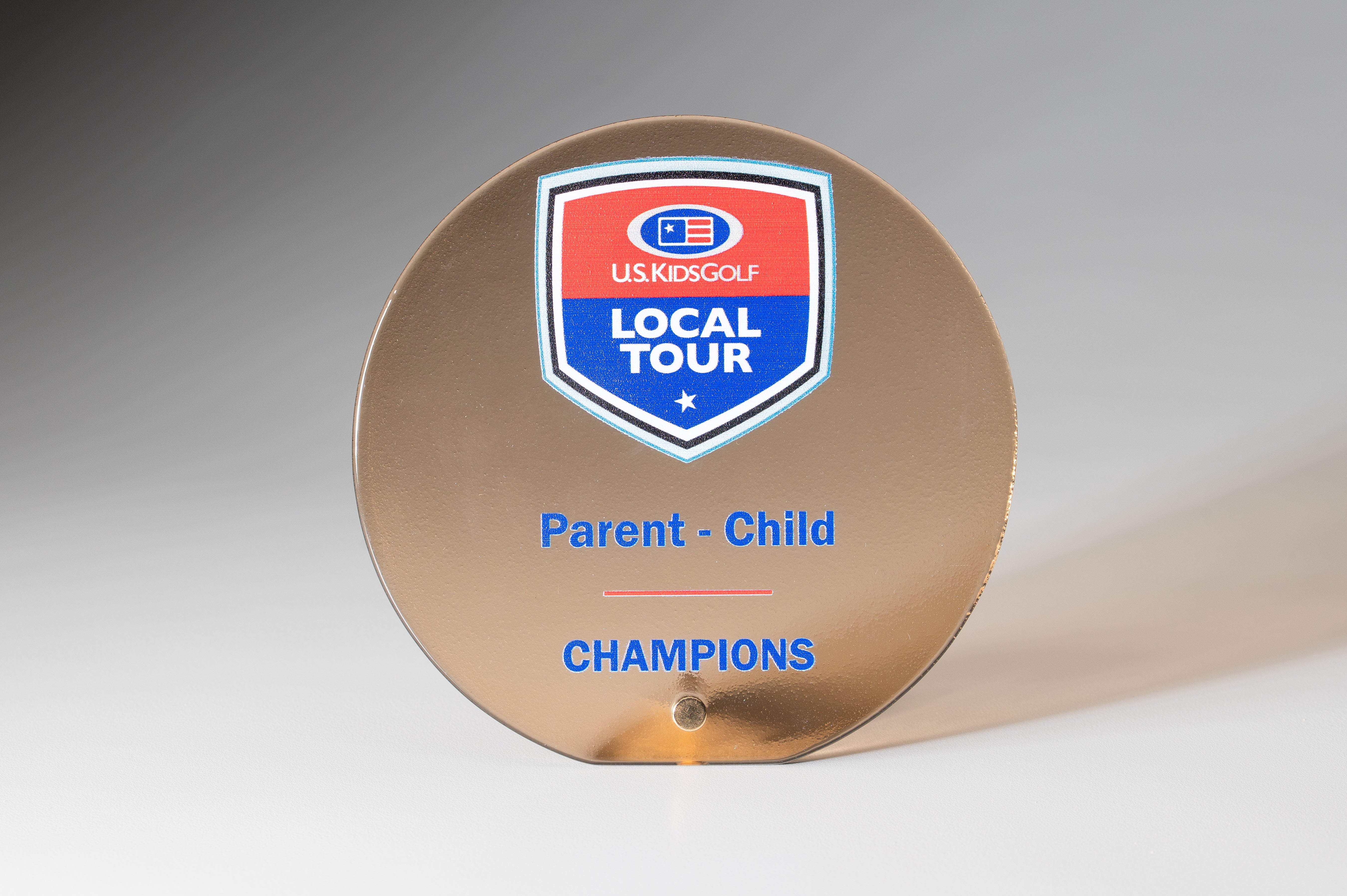 Glass Gold Circle Award