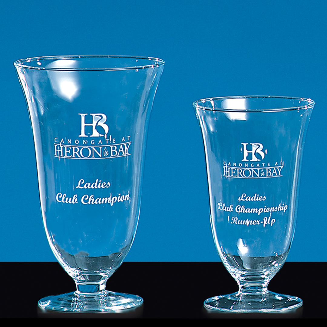 Glass Hurricane Vase