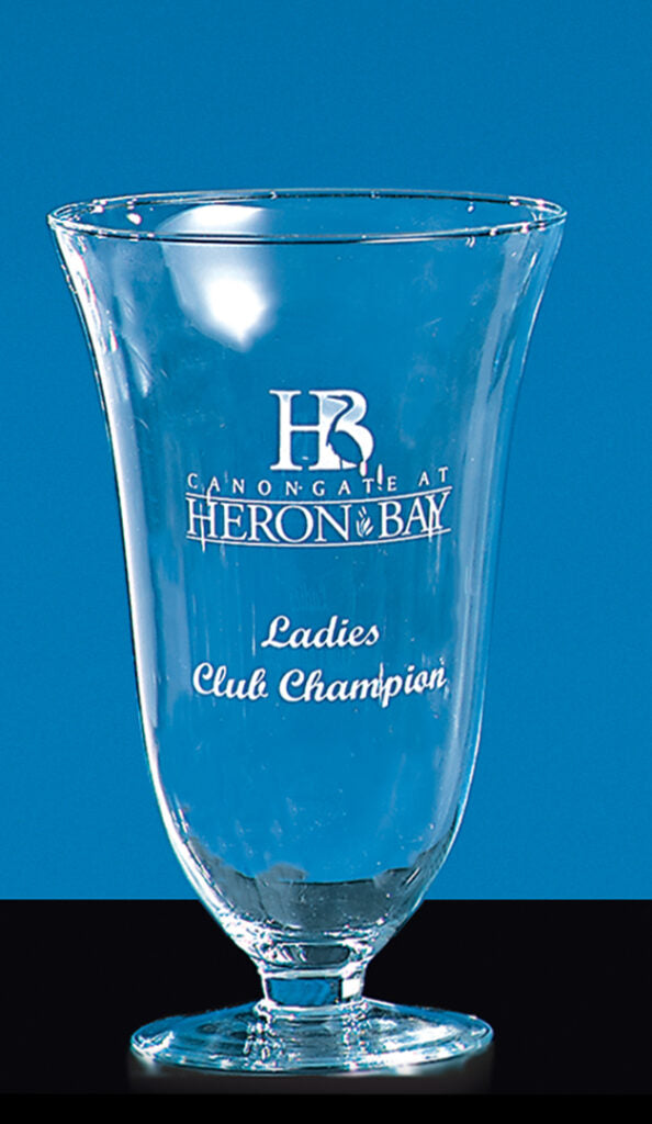 Glass Hurricane Vase