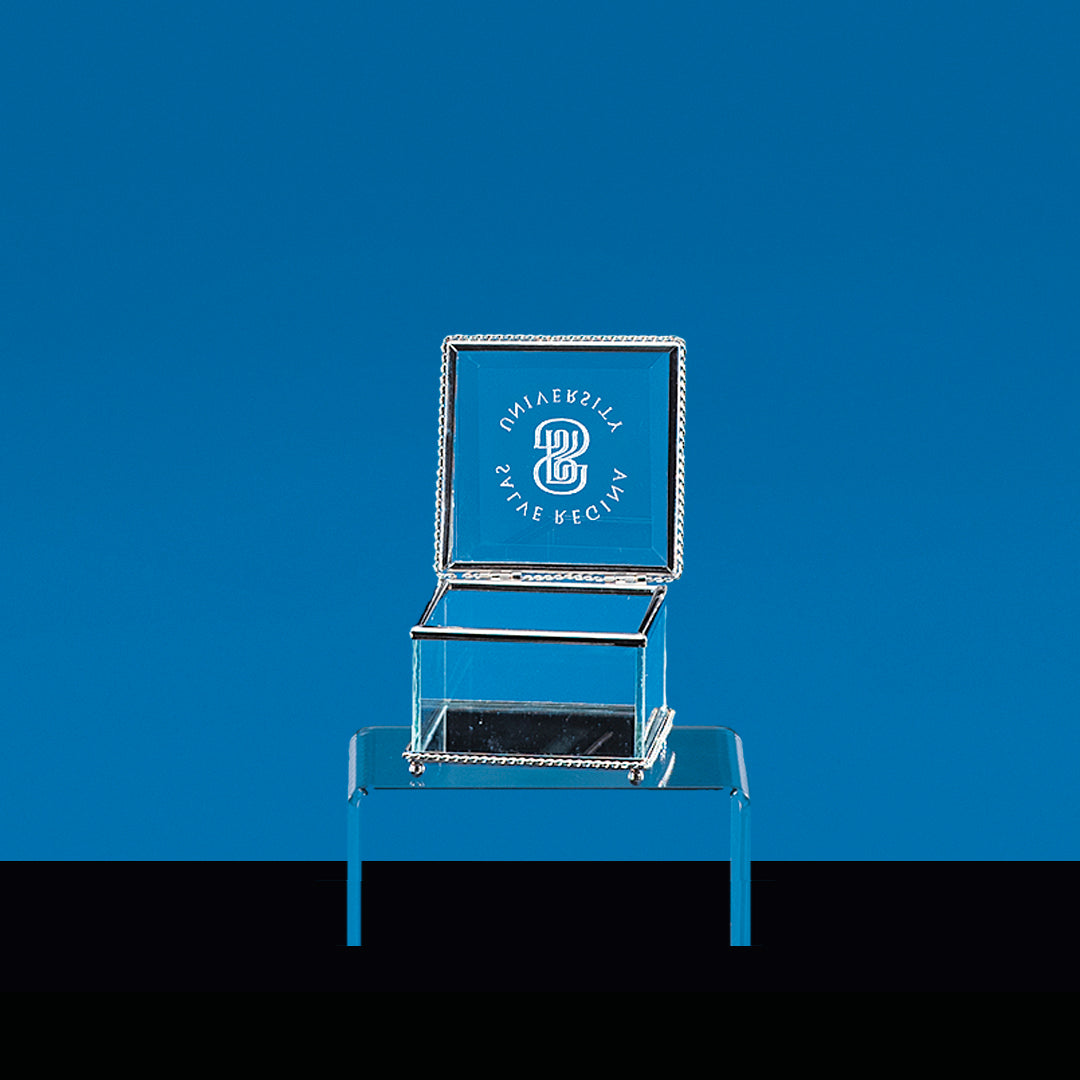Glass Square Box - Prize Possessions