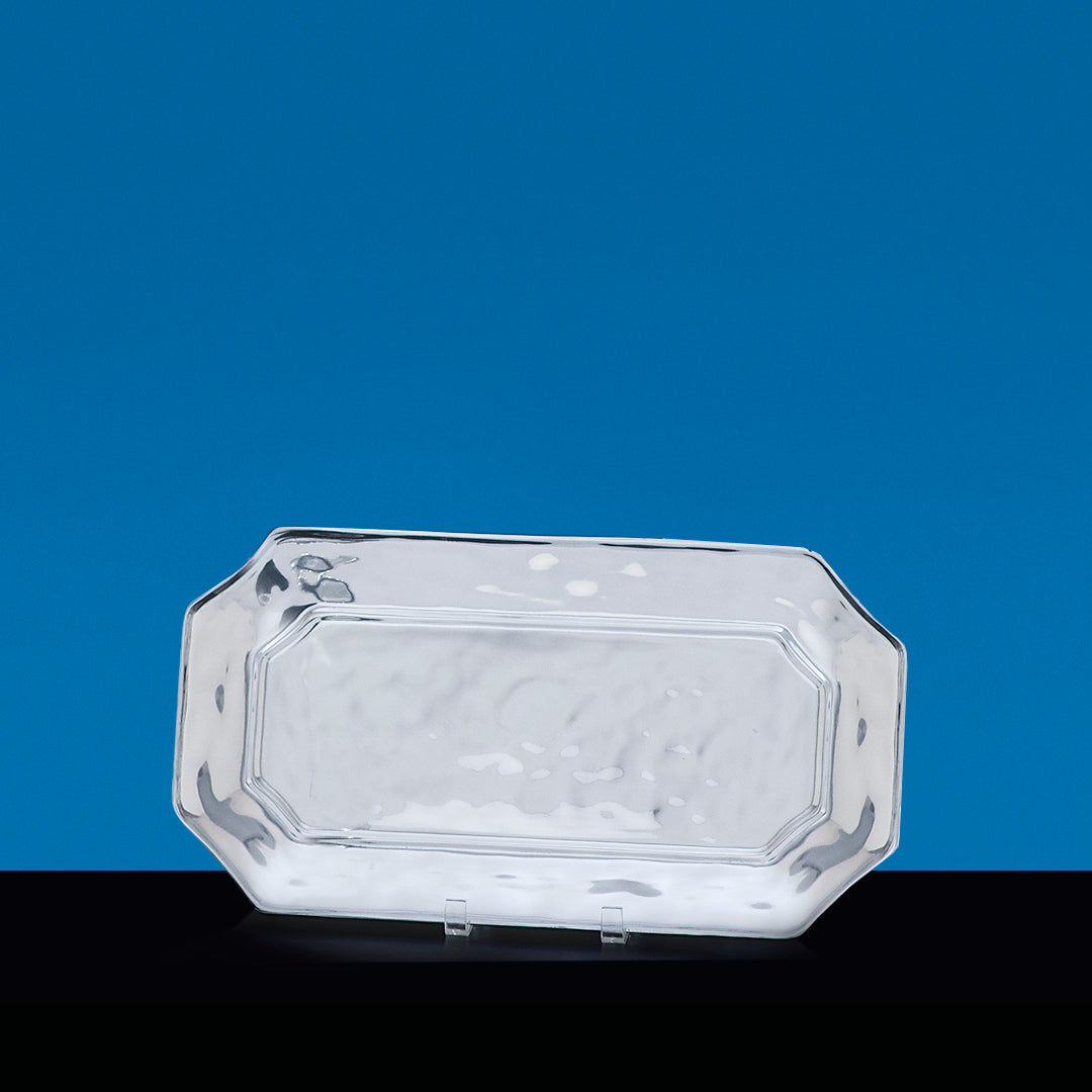 Hammered Pewter Rectangular Platter