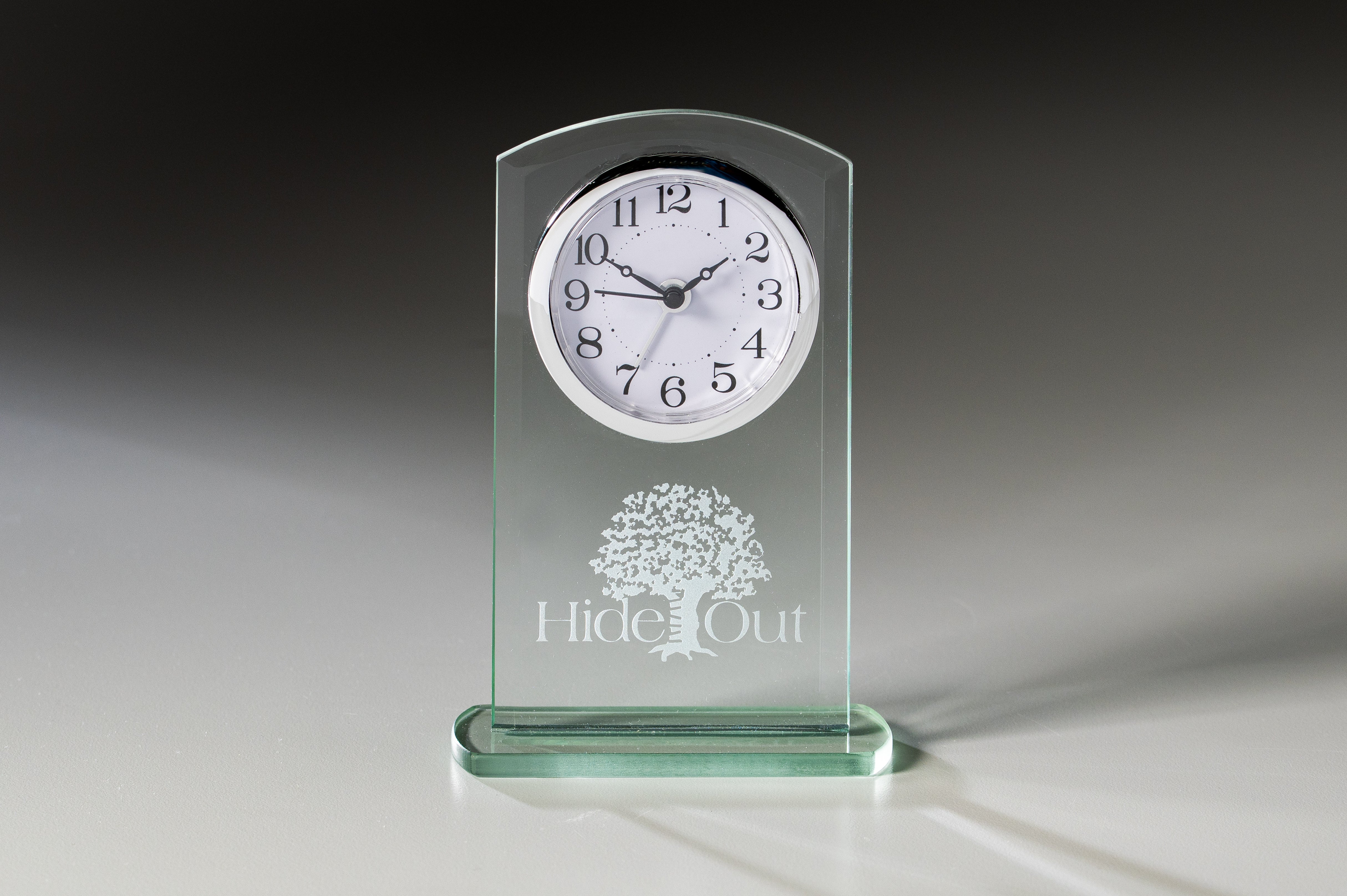 Jade Glass Clock
