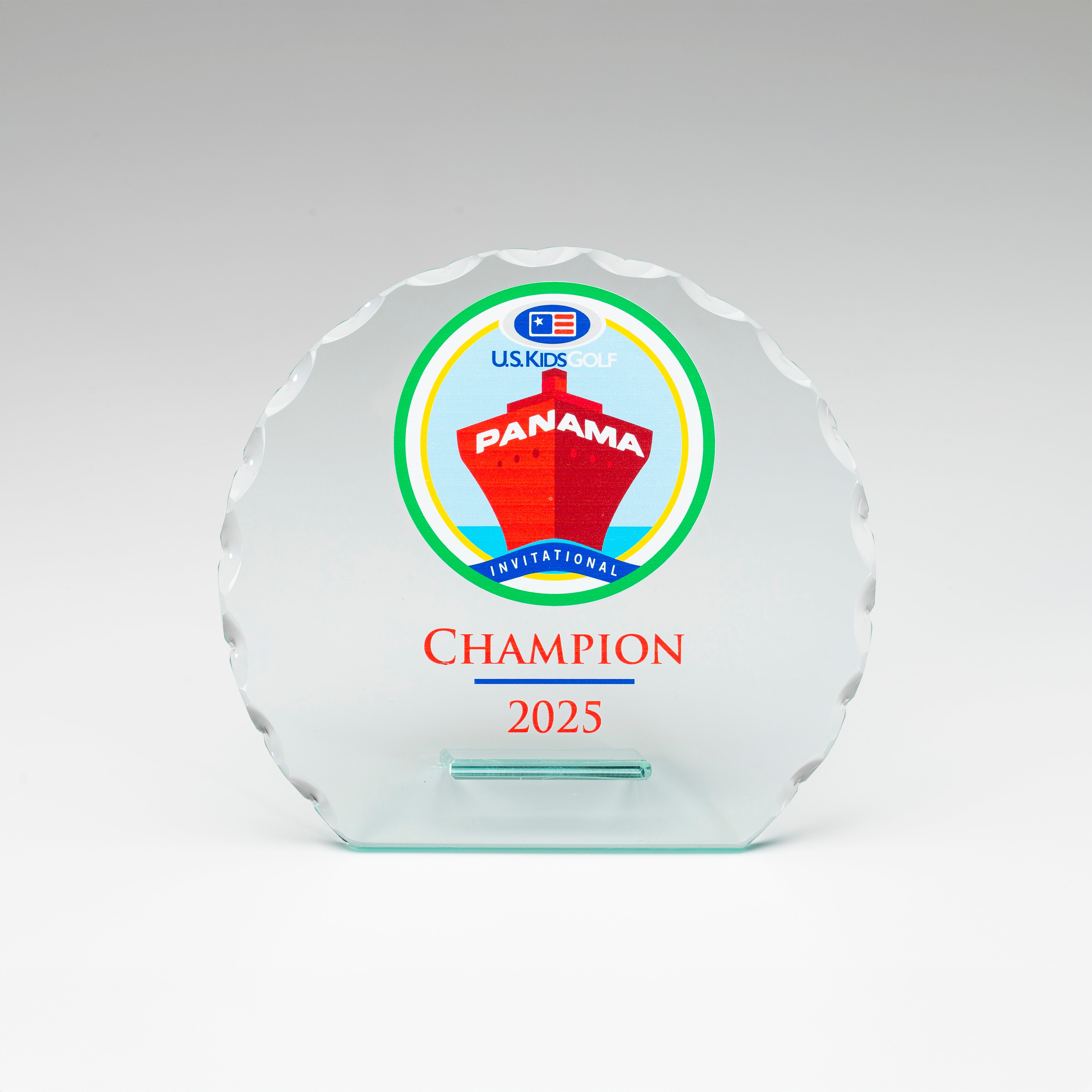 Scallop Circle Glass Award