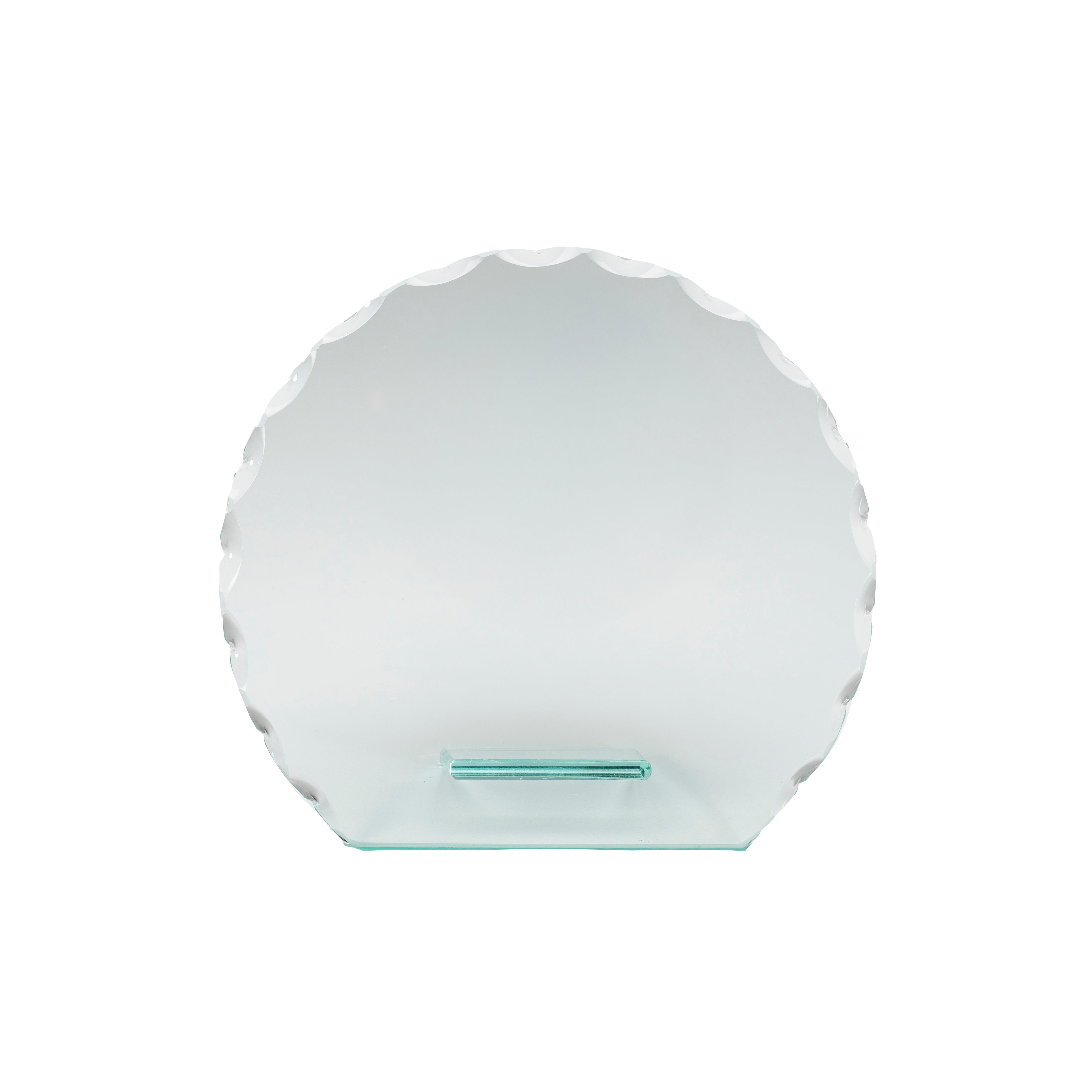 Scallop Circle Glass Award