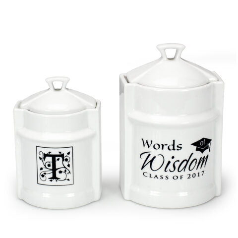 White Ceramic Barrel