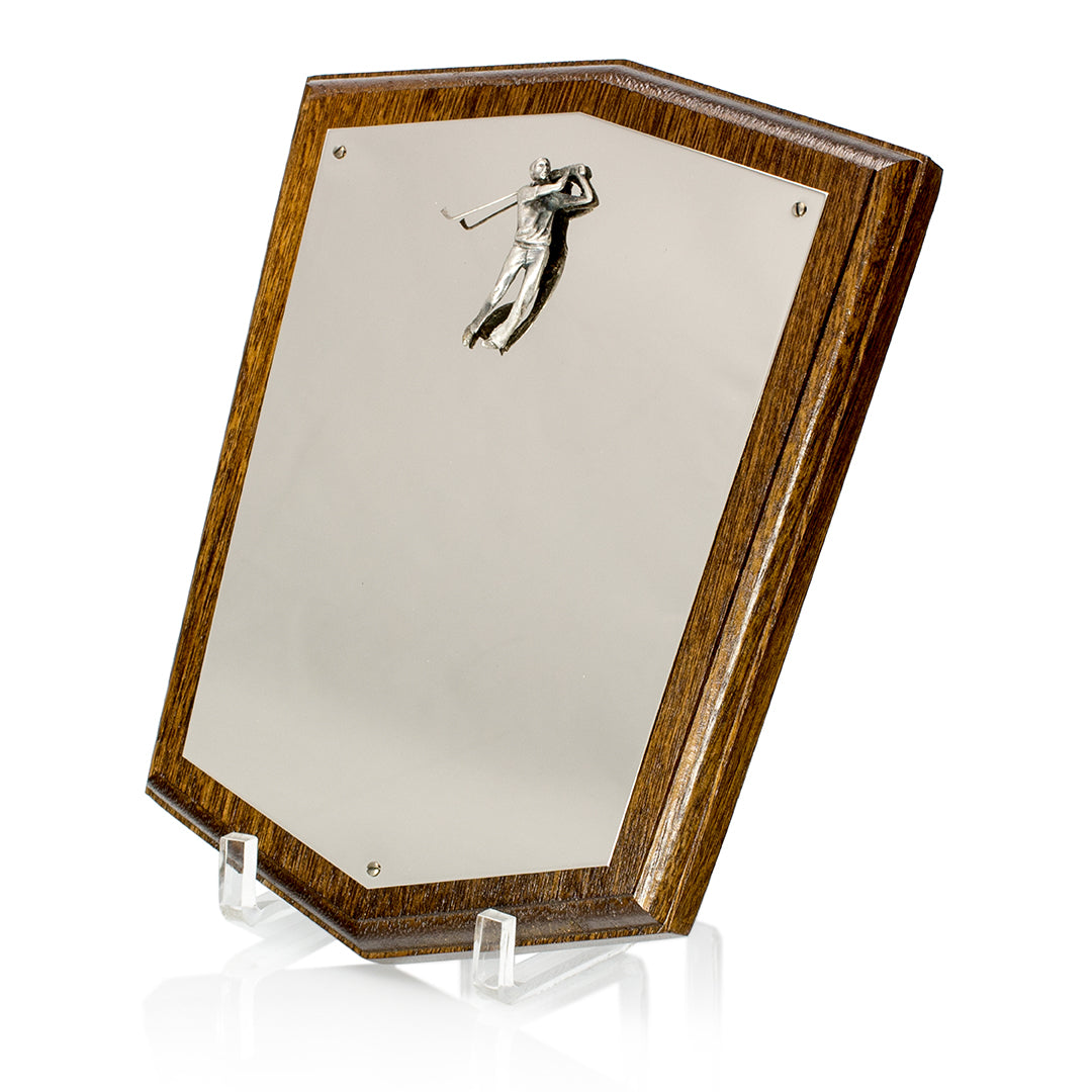Wood Shield Plaque