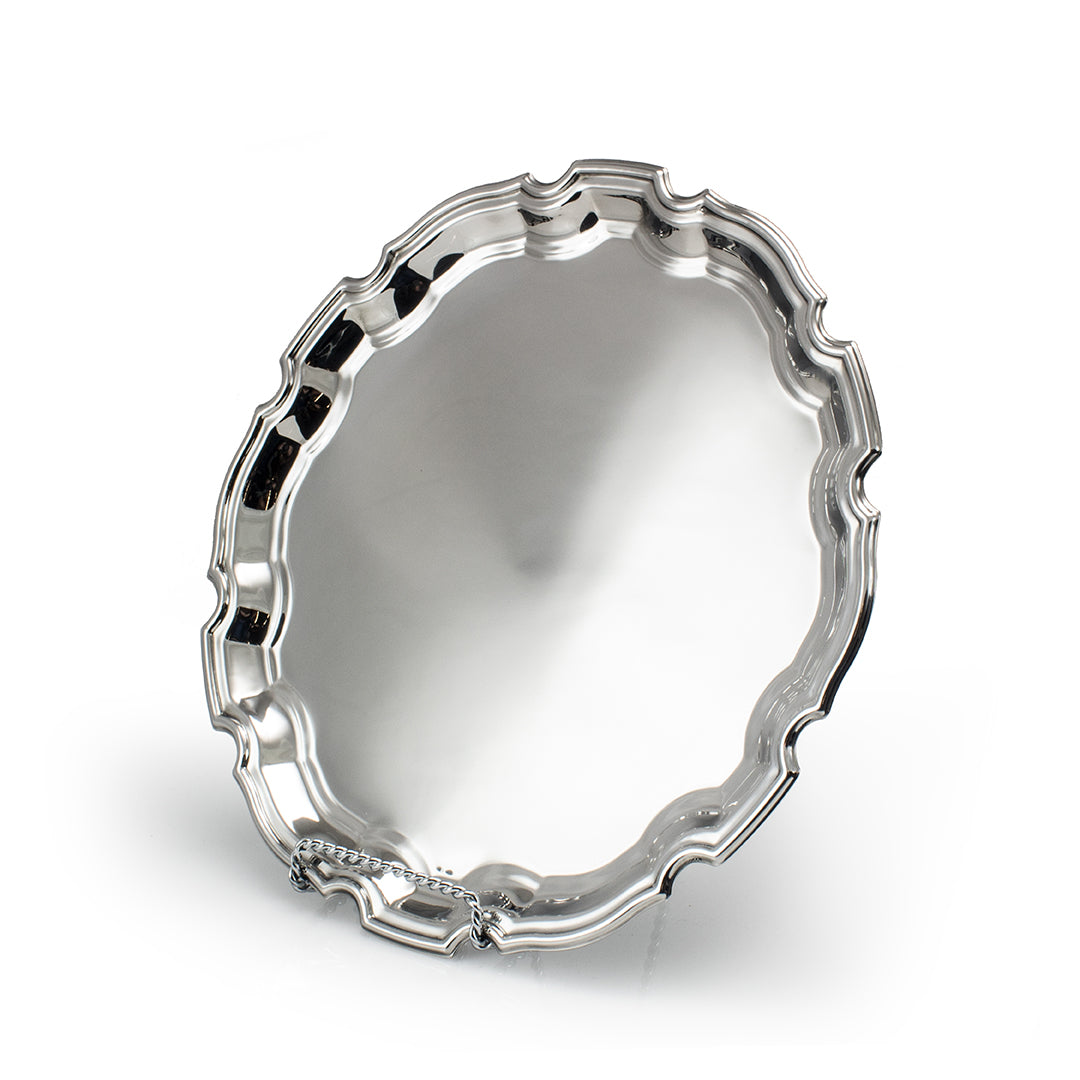 Silverplate Chippendale Tray - Prize Possessions  