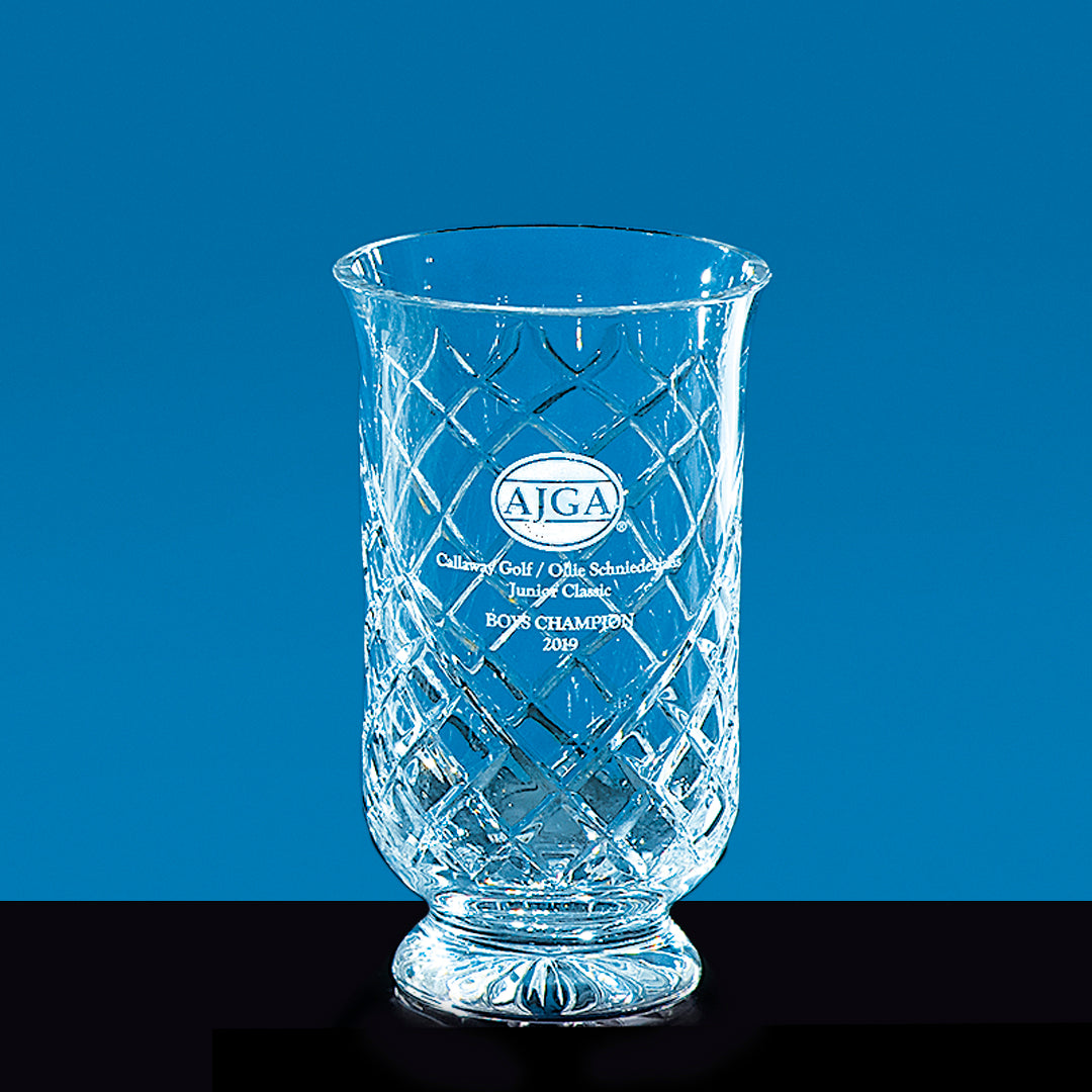 Crystal Hurricane Vase - Prize Possessions  