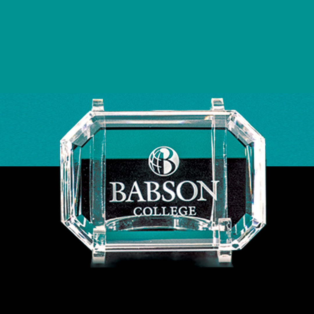 Crystal Rectangular Paperweight - Prize Possessions  