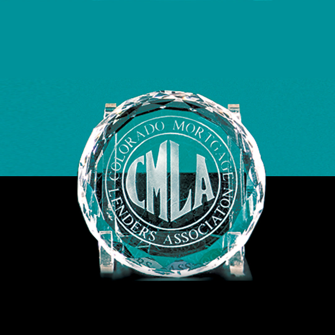 Crystal Round  Paperweight - Prize Possessions  