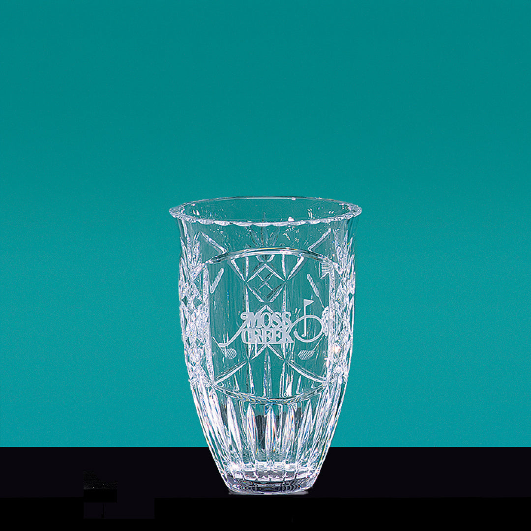 Crystal Award w/golf motif - Prize Possessions  