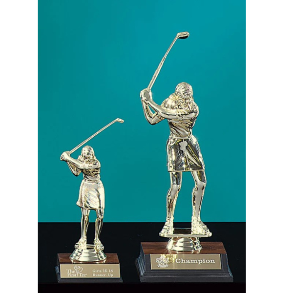 Goldtone Female Trophy