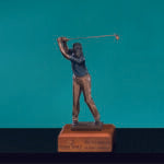 Male Tinted Swing Golf Statue