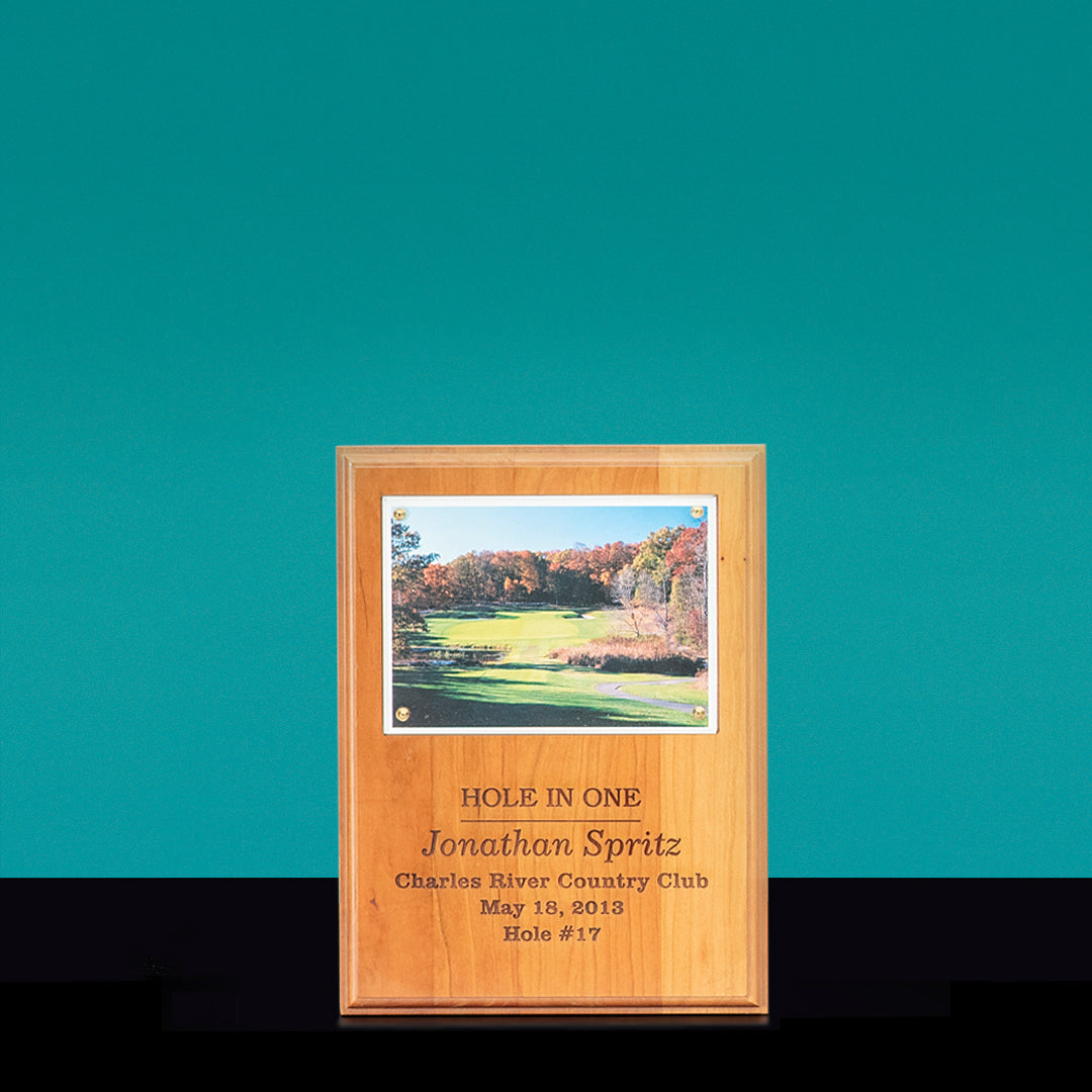 Wood Plaque w/photo insert - Prize Possessions  