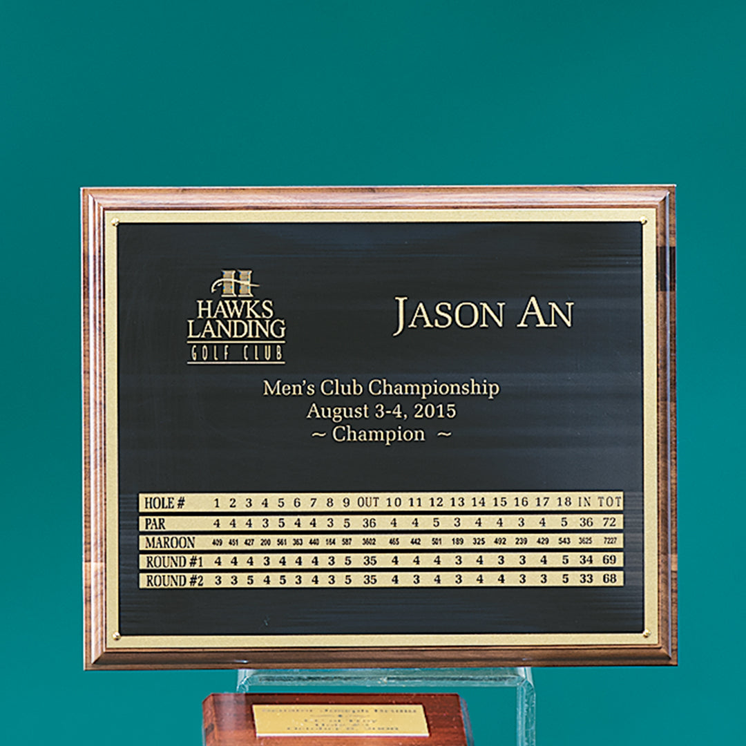 Walnut Plaque