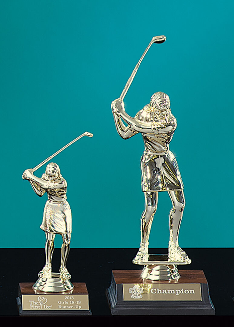 Goldtone Female Trophy - Prize Possessions  