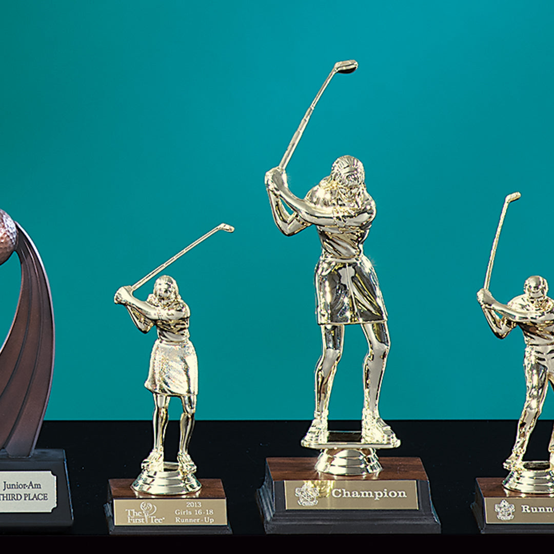 Goldtone Female Trophy
