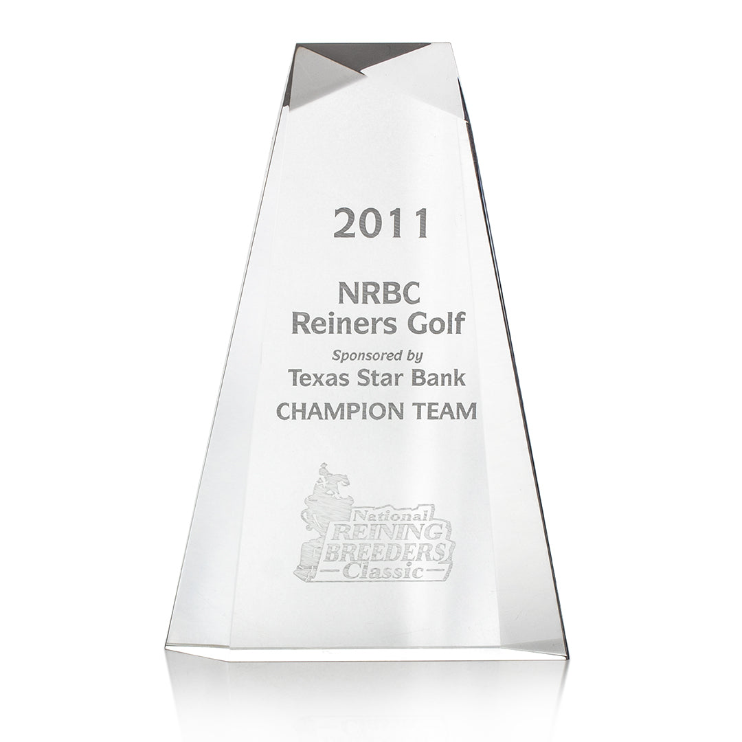 Acrylic Pinnacle Award - Prize Possessions  