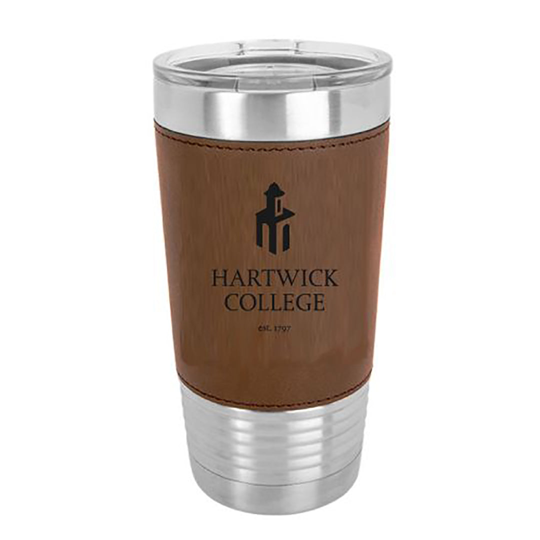 Dark Brown Leatherette Polar Tumbler - Prize Possessions  