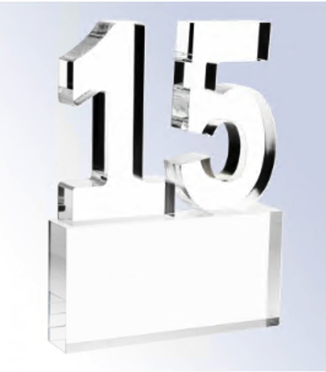 Acrylic Number Fifteen Award