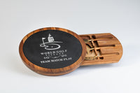 Acacia Wood & Slate Board with Cheese Tools