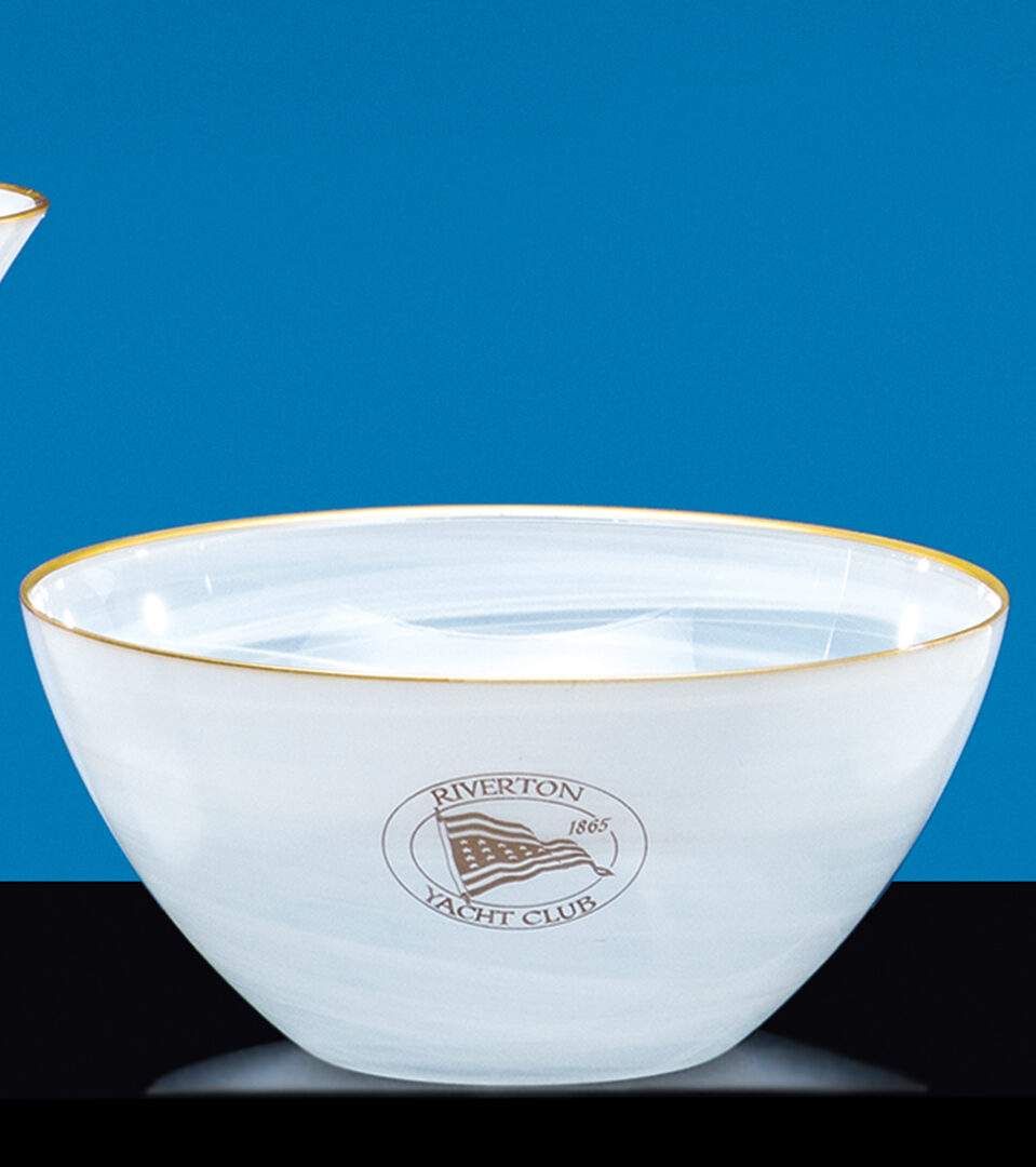 Alabaster Bowl w/Gold Rim - Prize Possessions  