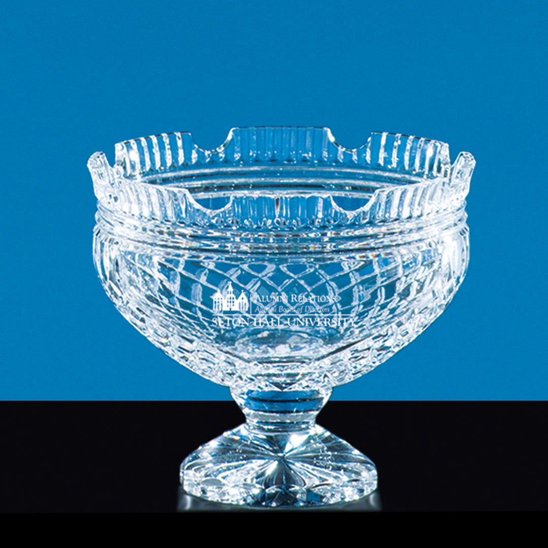 Crystal Liberty Footed Bowl