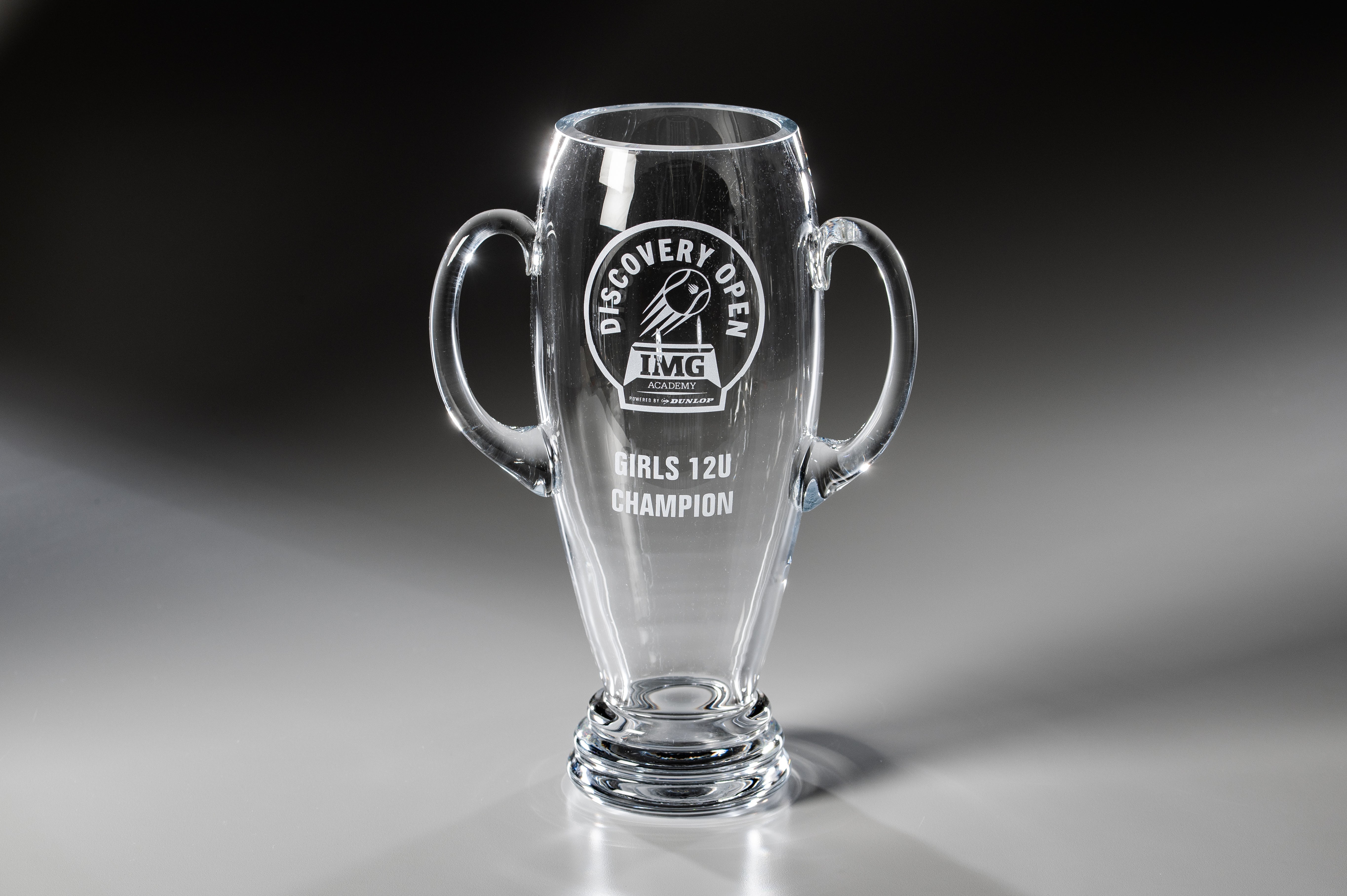 Crystal Trophy with Handles