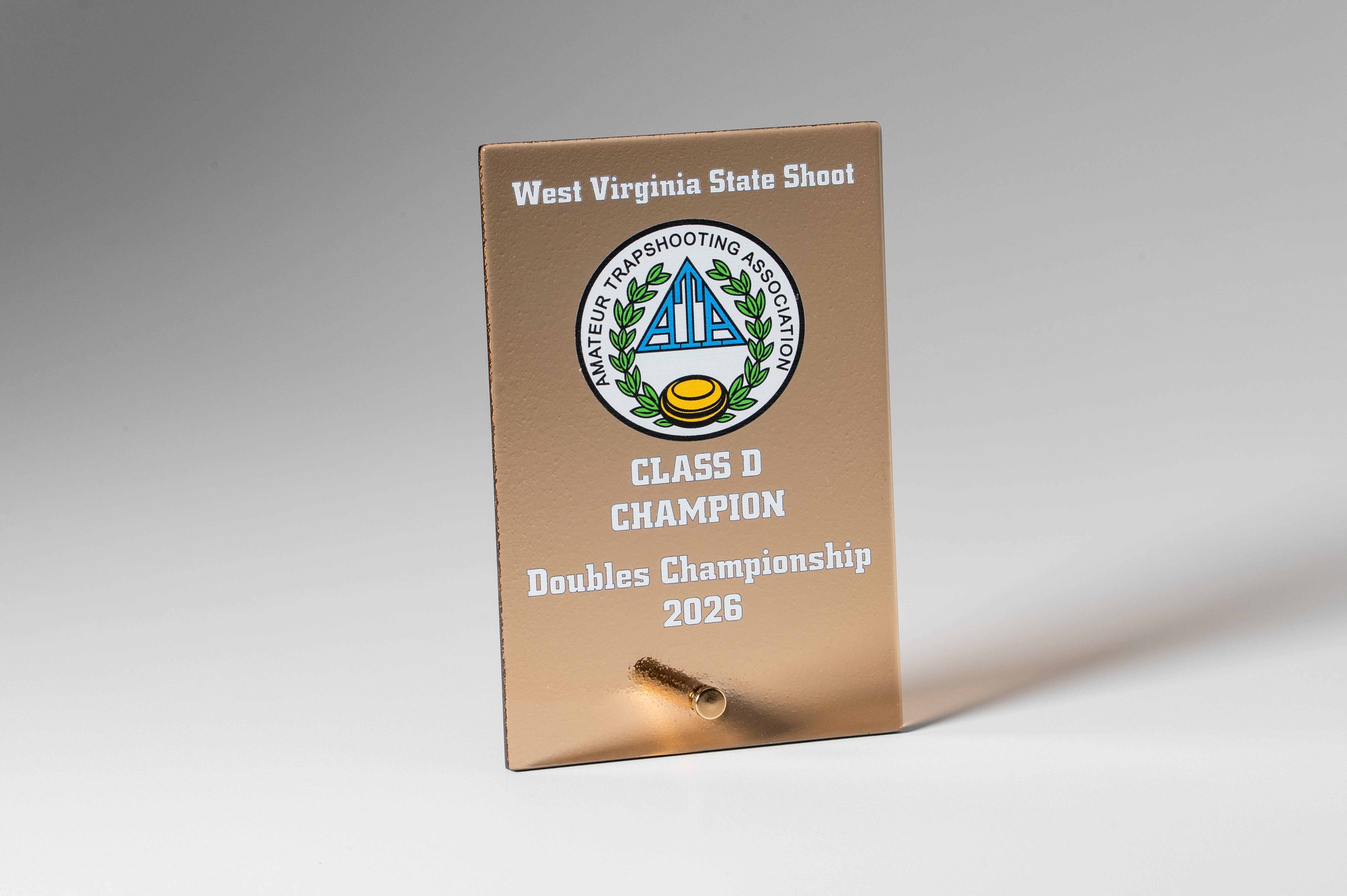 Glass Gold Rectangle Award