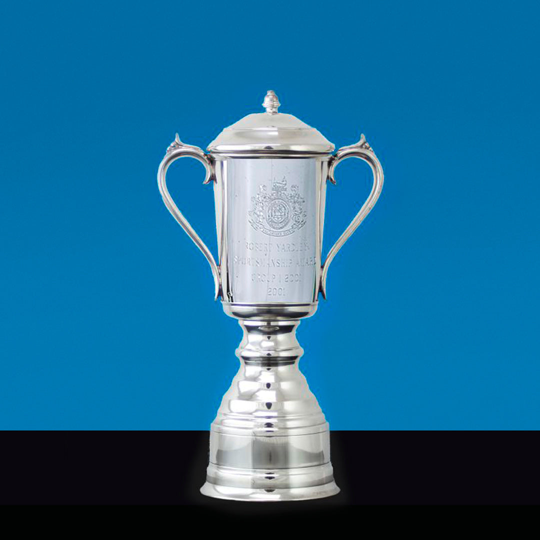 Pewter Masters Trophy w/ Lid - Prize Possessions  