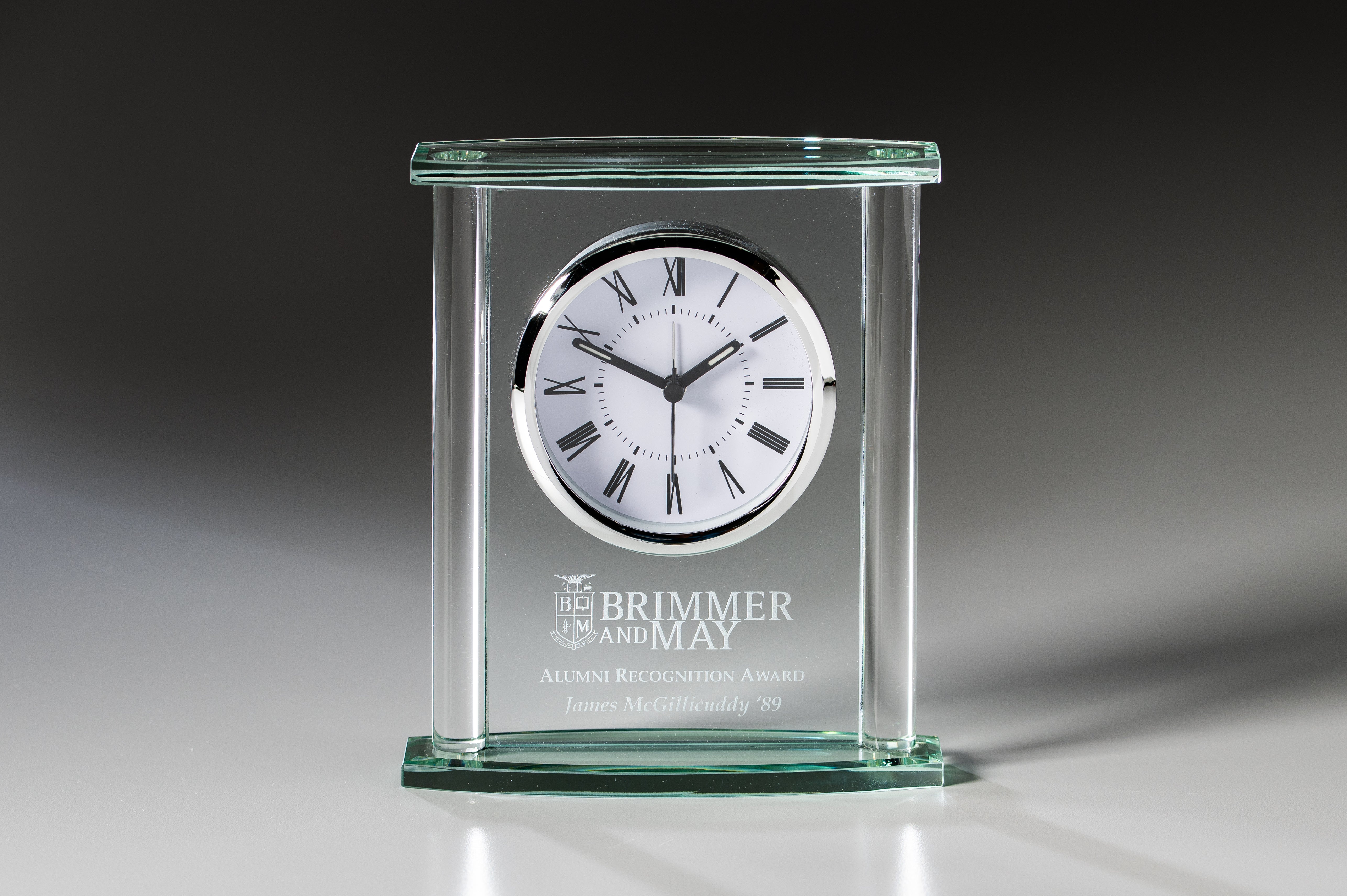 Square Glass Clock