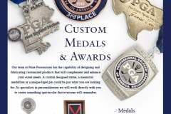 Custom Medals Poster for the PGA Merchandise Show - January 2018