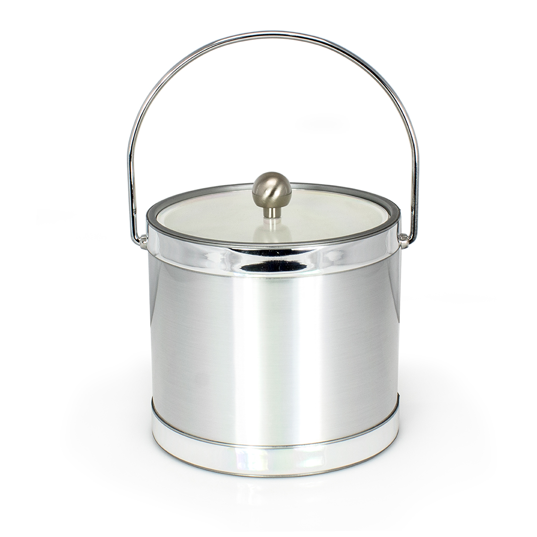 Brushed Silver Ice Bucket - Prize Possessions
