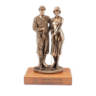Couples Golf Statue